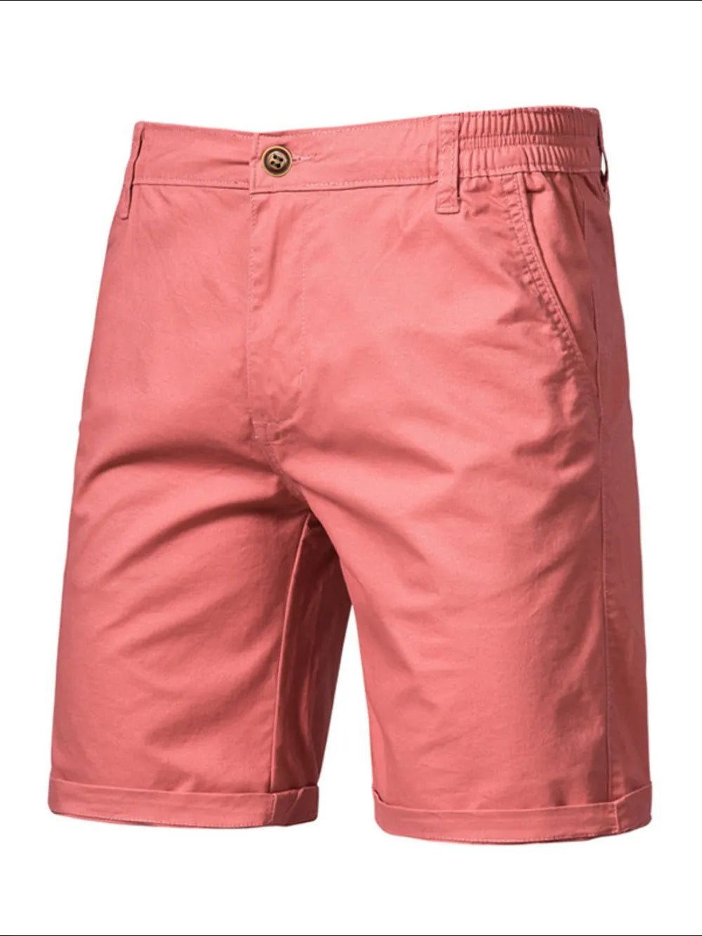 Men's Elastic Waist Shorts with Pockets - My Wear Clothing Co