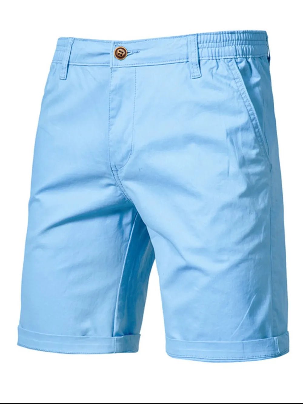 Men's Elastic Waist Shorts with Pockets - My Wear Clothing Co