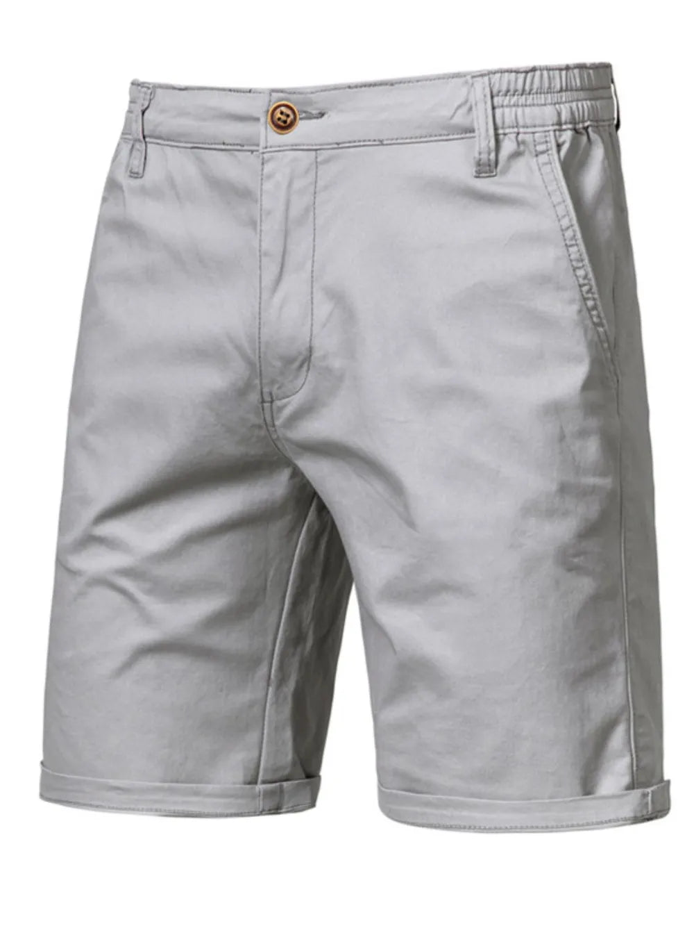 Men's Elastic Waist Shorts with Pockets - My Wear Clothing Co