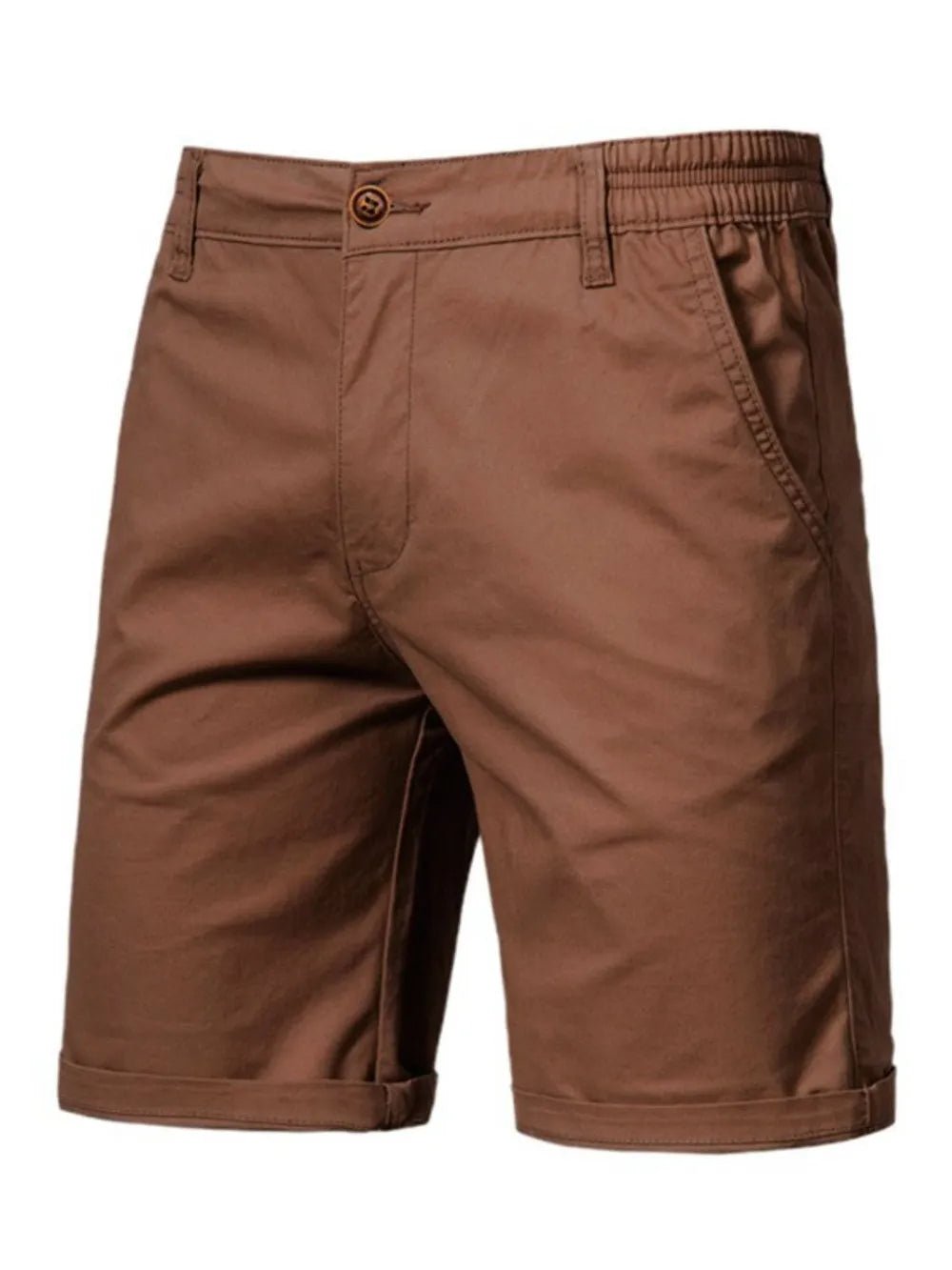 Men's Elastic Waist Shorts with Pockets - My Wear Clothing Co