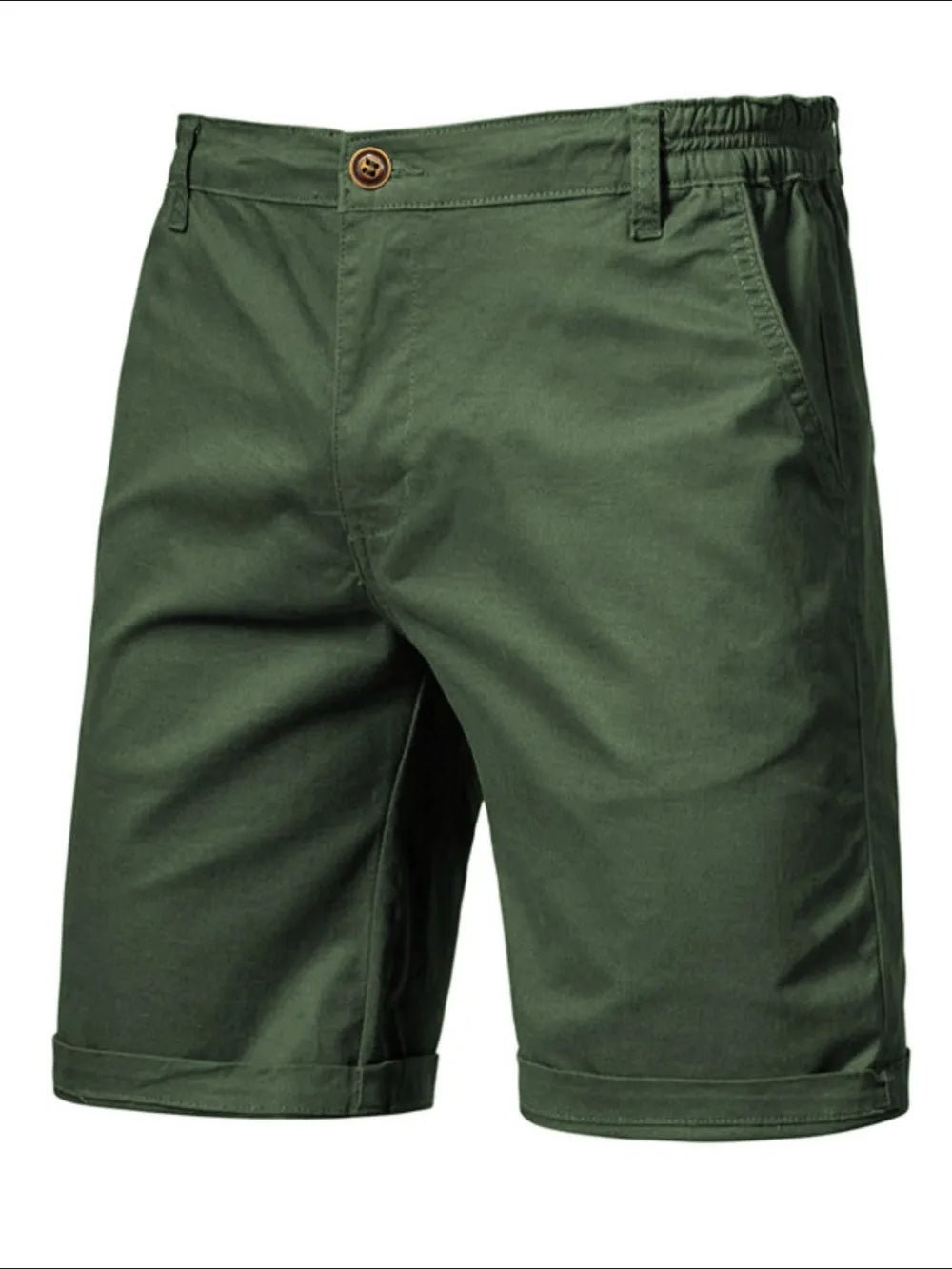 Men's Elastic Waist Shorts with Pockets - My Wear Clothing Co