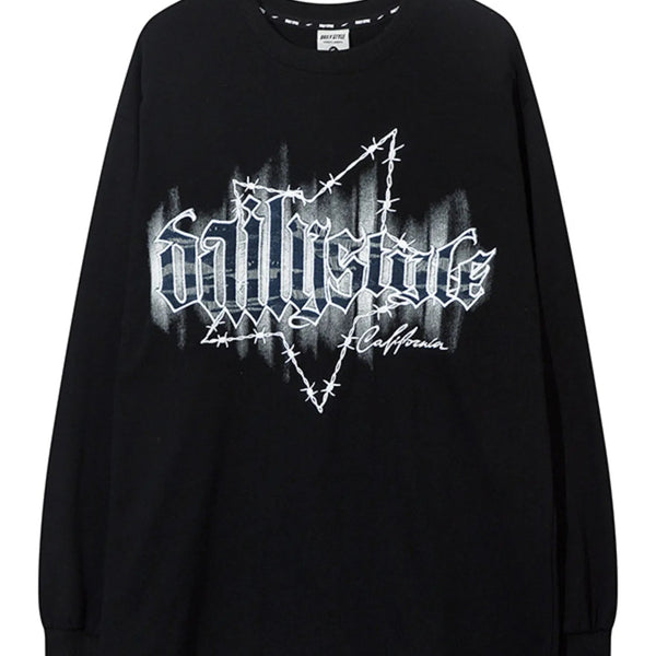 Men's Embroidery Letter Long Sleeve T-Shirt – Detail Meets Comfort - My Wear Clothing Co