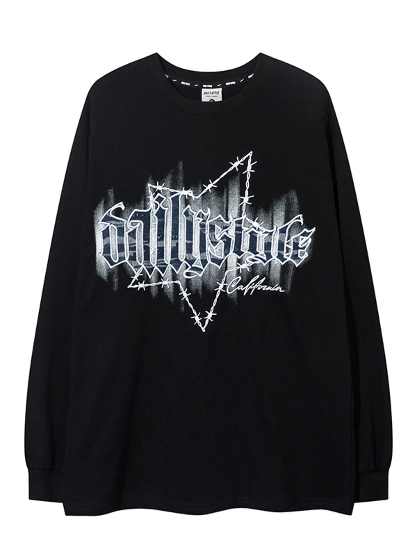 Men's Embroidery Letter Long Sleeve T-Shirt – Detail Meets Comfort - My Wear Clothing Co