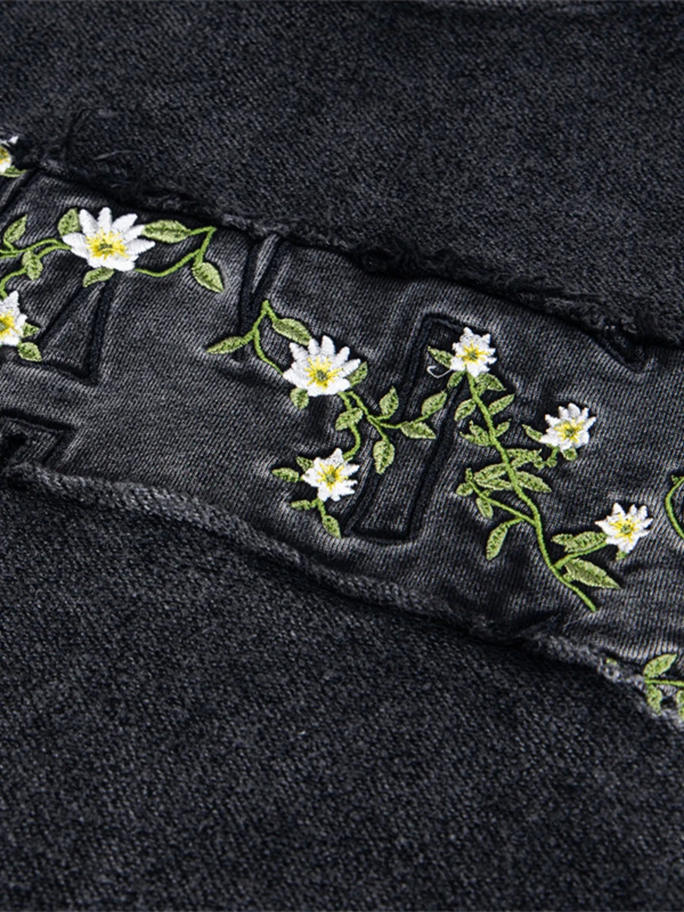 Men's Floral Embroidered Washed Hoodie - My Wear Clothing Co