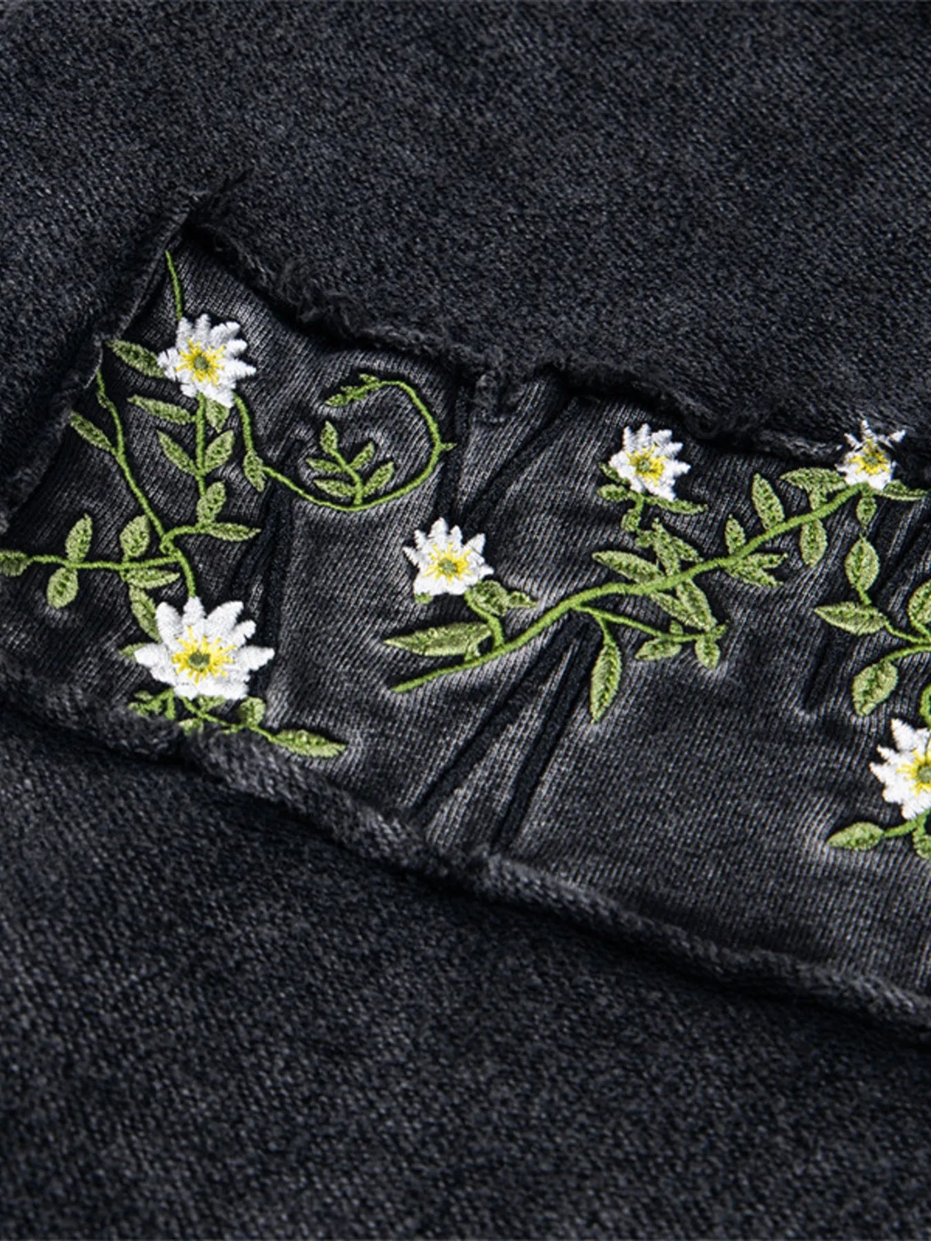 Men's Floral Embroidered Washed Hoodie - My Wear Clothing Co