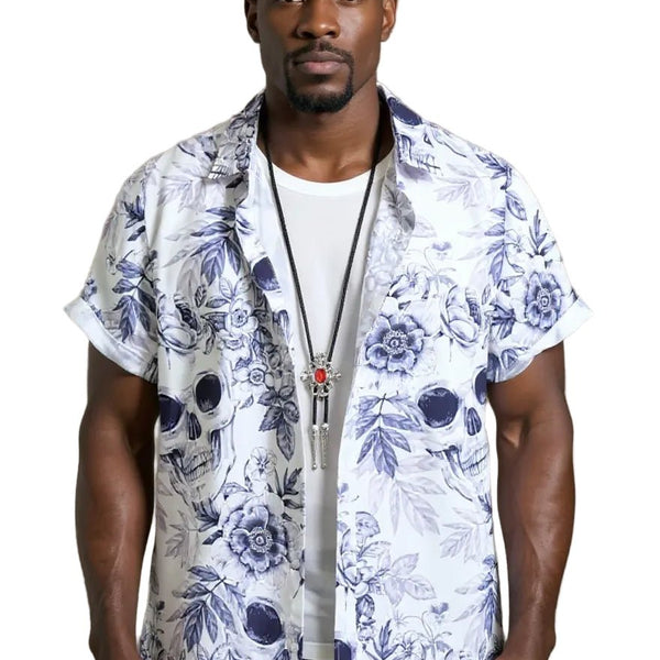 Men's Floral Printed Short Sleeve Shirt – Chill in Style - My Wear Clothing Co