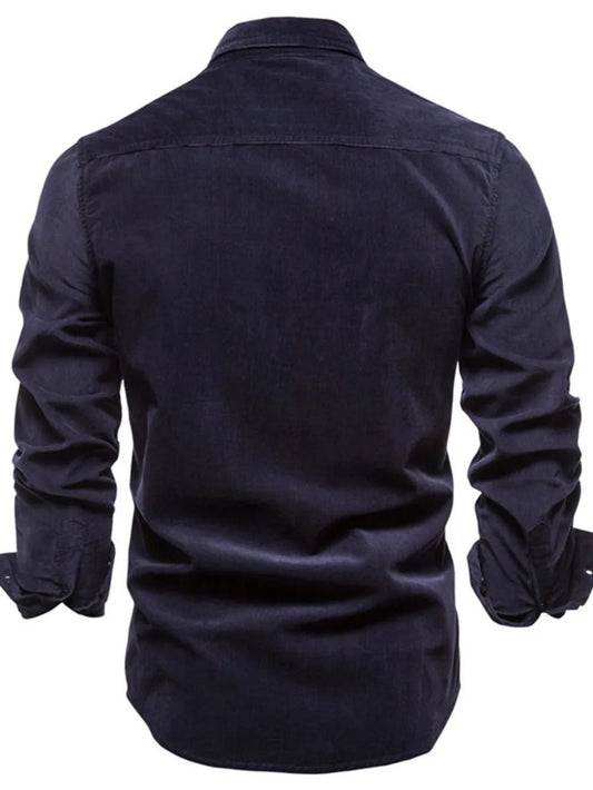 Men's Full Size Button Down Collared Neck Shirt Plus Size - My Wear Clothing Co