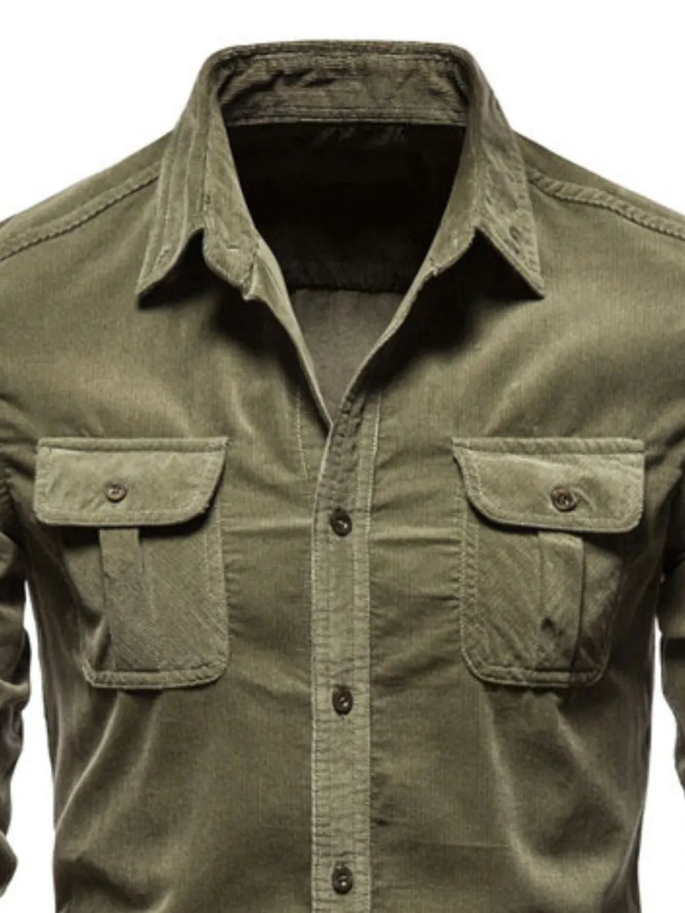 Men's Full Size Button Down Collared Neck Shirt Plus Size - My Wear Clothing Co