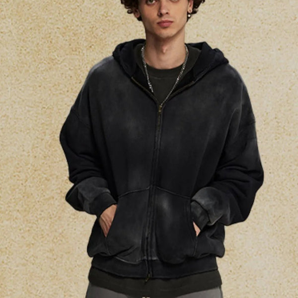 Men's Gradient Zip Up Hoodie - My Wear Clothing Co