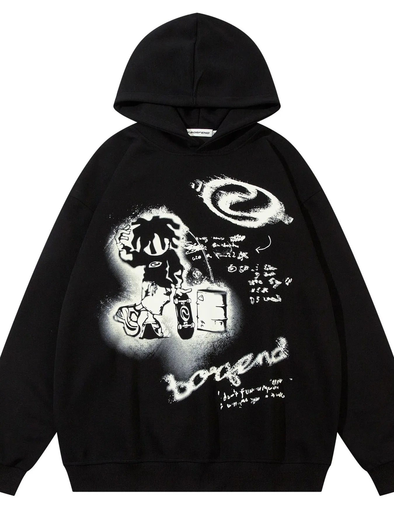 Men's Graffiti Graphic Oversized Hoodie Make a statement. Stay comfortable. Own your vibe - My Wear Clothing Co