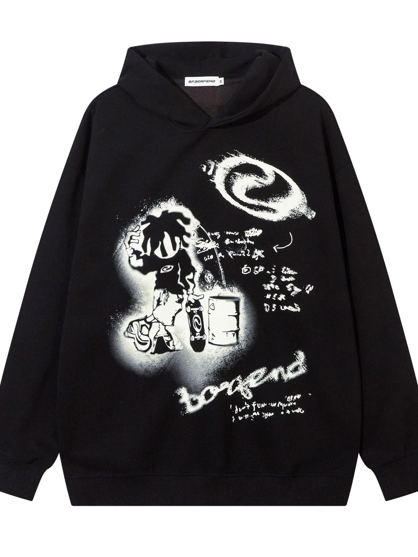 Men's Graffiti Graphic Oversized Hoodie Make a statement. Stay comfortable. Own your vibe - My Wear Clothing Co
