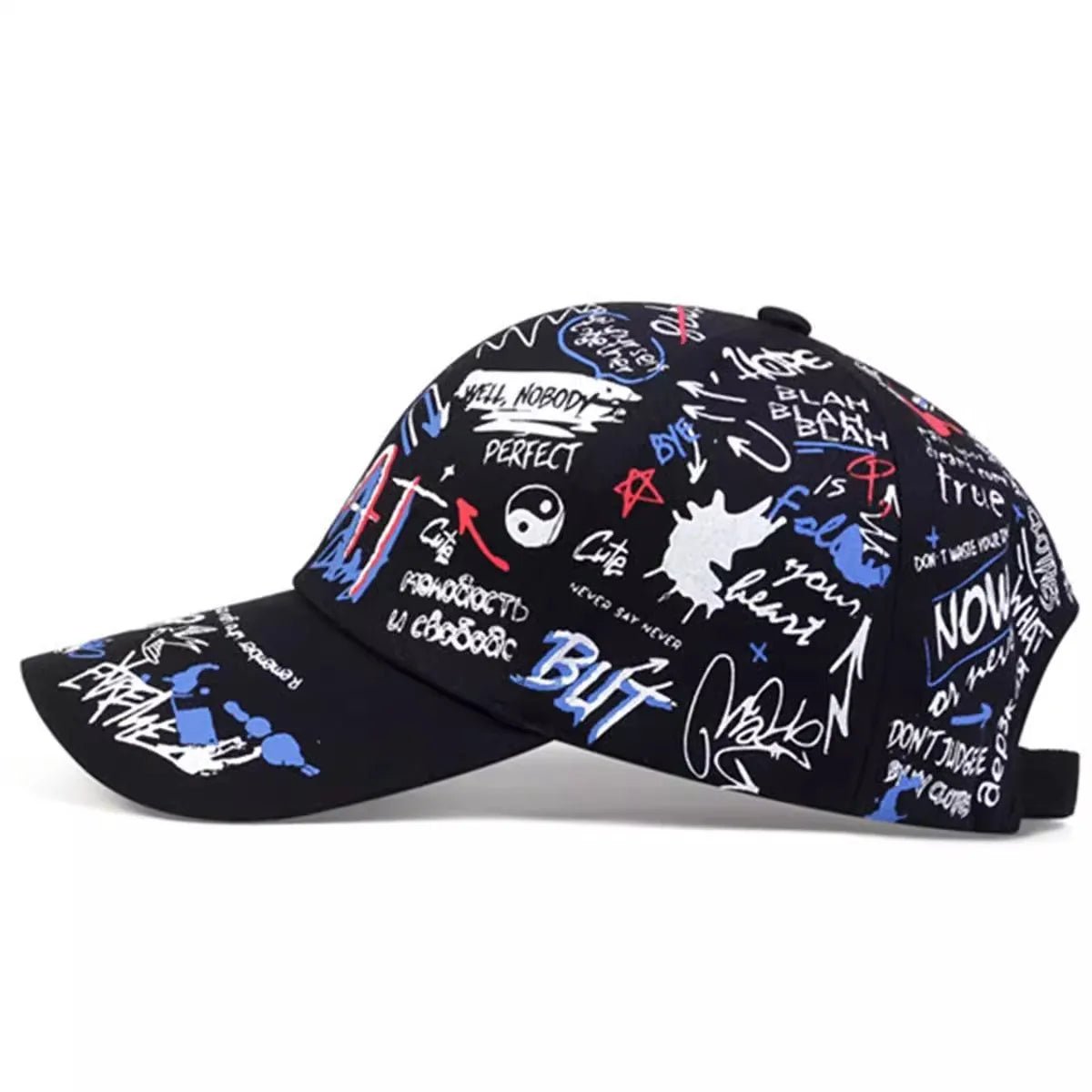 Men's Graffiti Hipster Hat – Street Style Snapback - My Wear Clothing Co