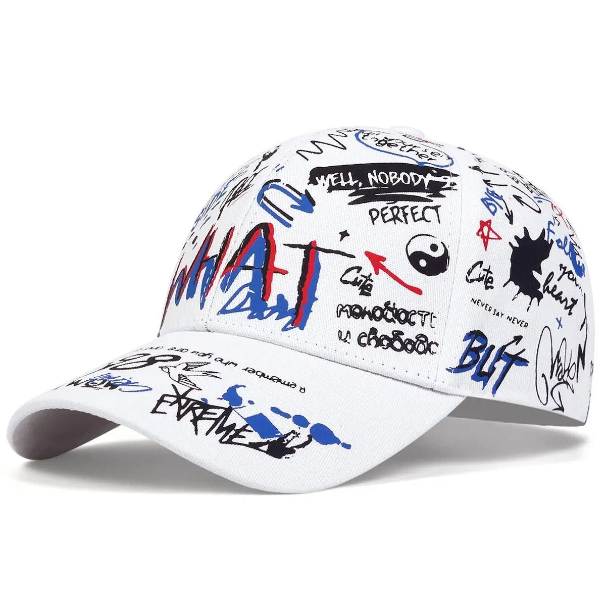 Men's Graffiti Hipster Hat – Street Style Snapback - My Wear Clothing Co