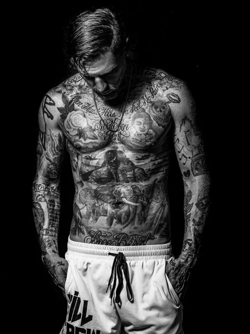 Men’s Graphic Print Drawstring Active Shorts - Wear It Your Way - My Wear Clothing Co