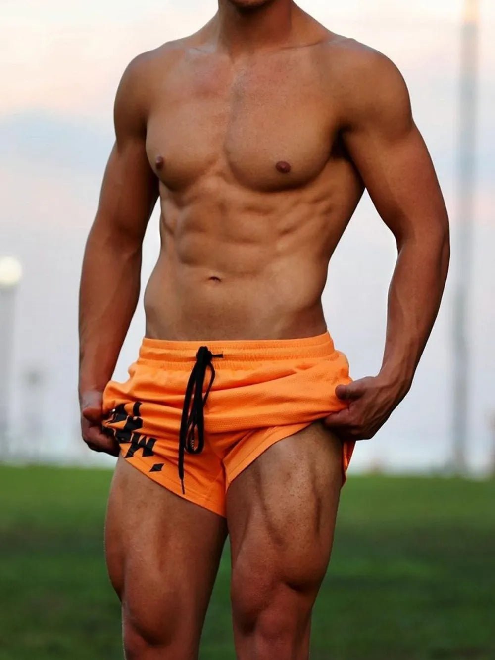 Men’s Graphic Print Drawstring Active Shorts - Wear It Your Way - My Wear Clothing Co