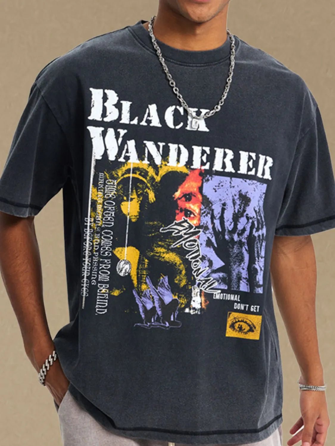 Men's Graphic Round Neck Half Sleeve T-Shirt - My Wear Clothing Co