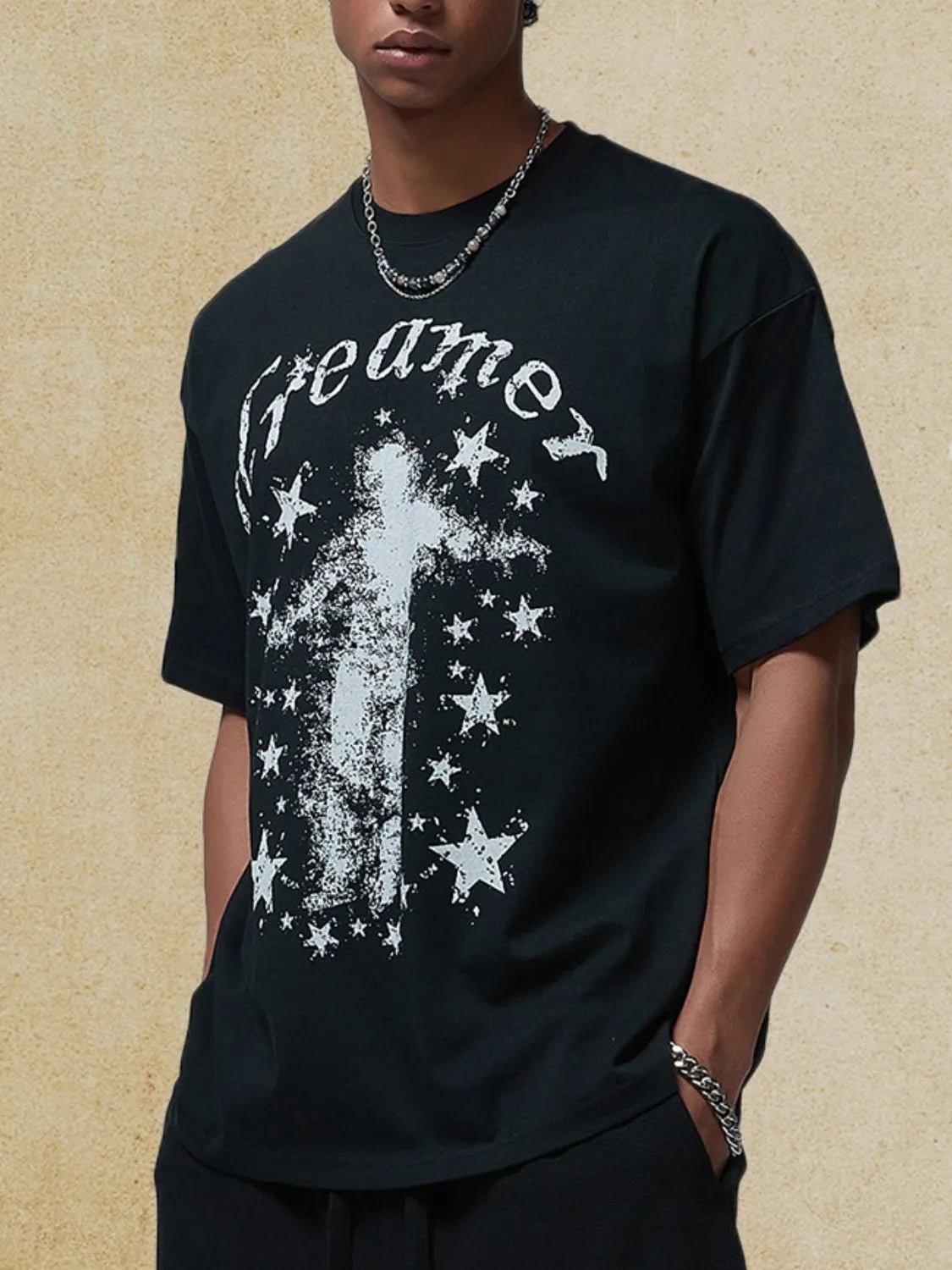 Men's Graphic Round Neck Half Sleeve T-Shirt - My Wear Clothing Co