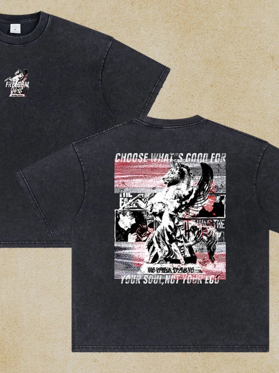 Men's Graphic Round Neck Half Sleeve T-Shirt - My Wear Clothing Co