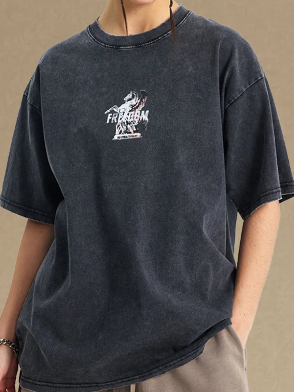 Men's Graphic Round Neck Half Sleeve T-Shirt - My Wear Clothing Co