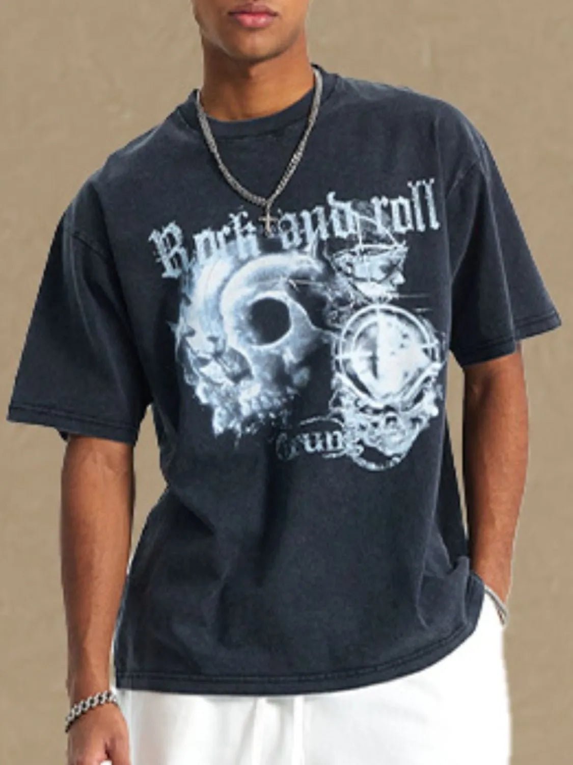 Men's Graphic Round Neck Half Sleeve T-Shirt - My Wear Clothing Co