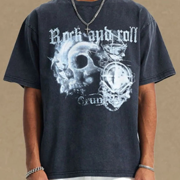 Men's Graphic Round Neck Half Sleeve T-Shirt - My Wear Clothing Co