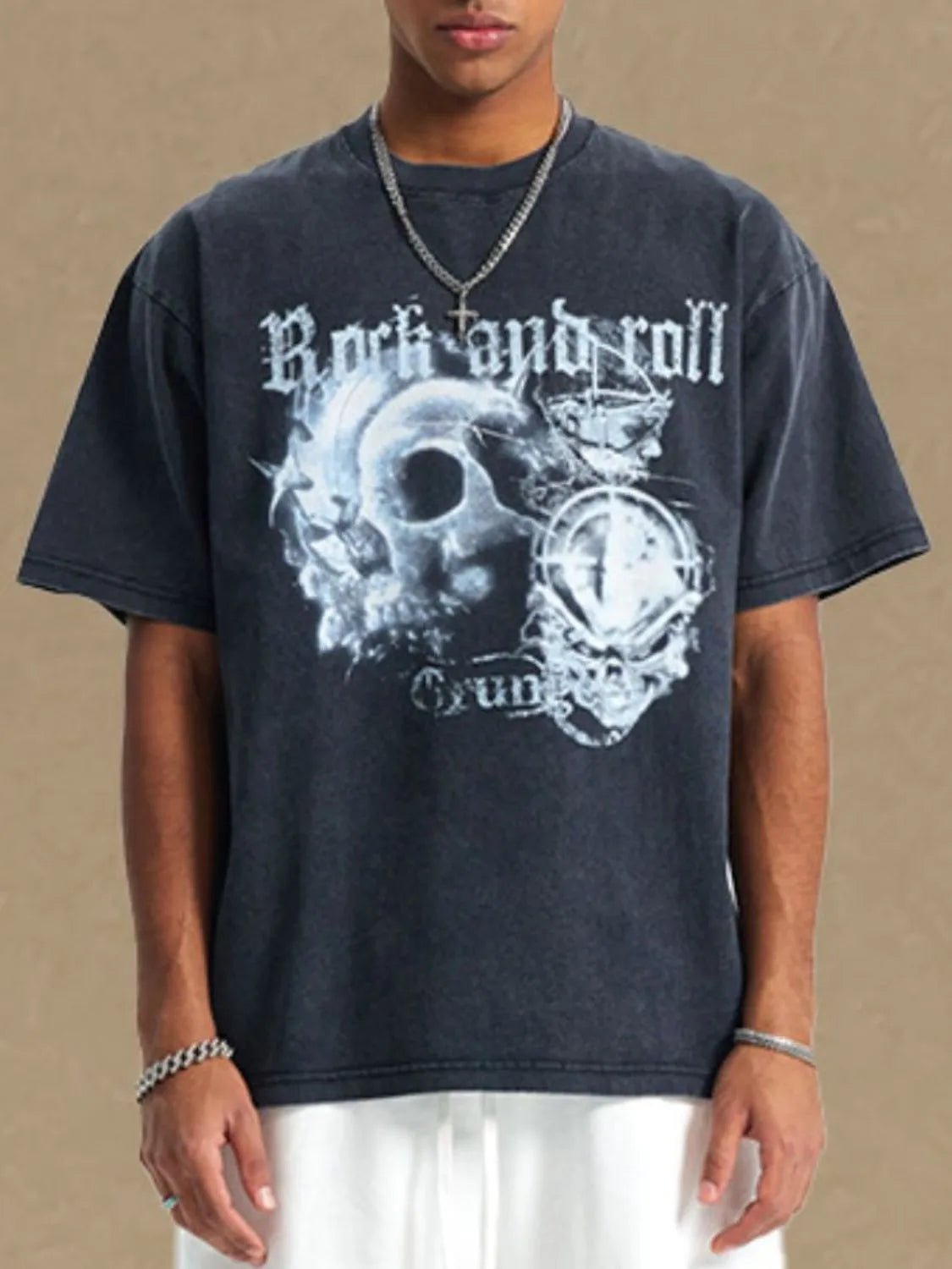 Men's Graphic Round Neck Half Sleeve T-Shirt - My Wear Clothing Co