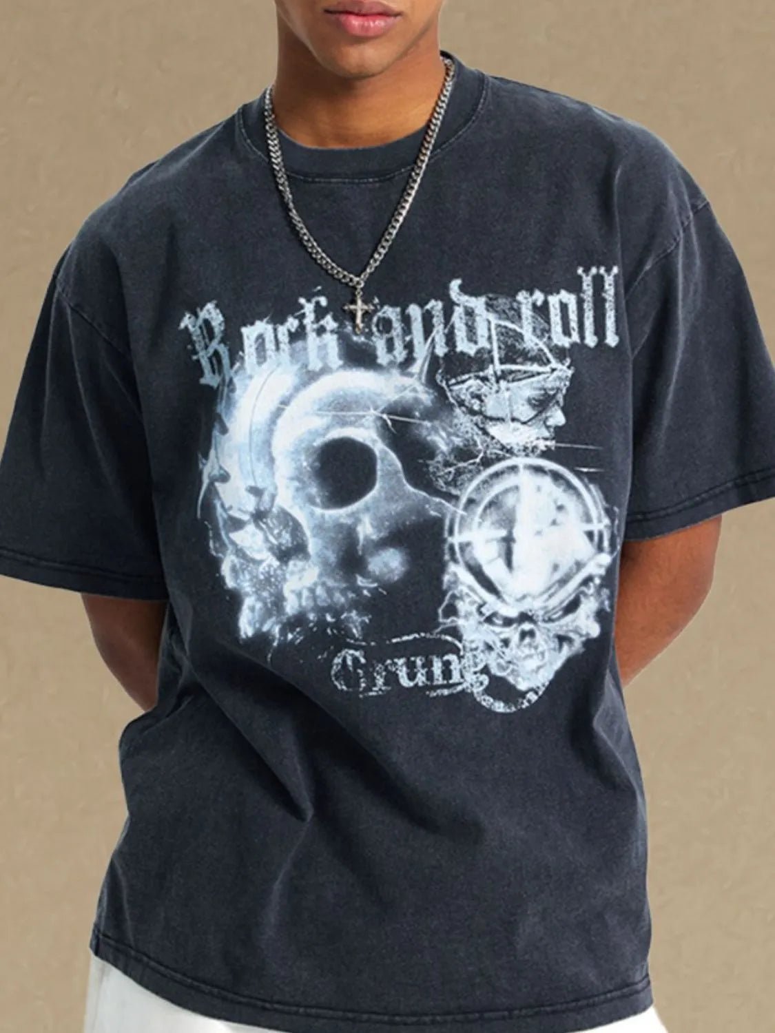 Men's Graphic Round Neck Half Sleeve T-Shirt - My Wear Clothing Co