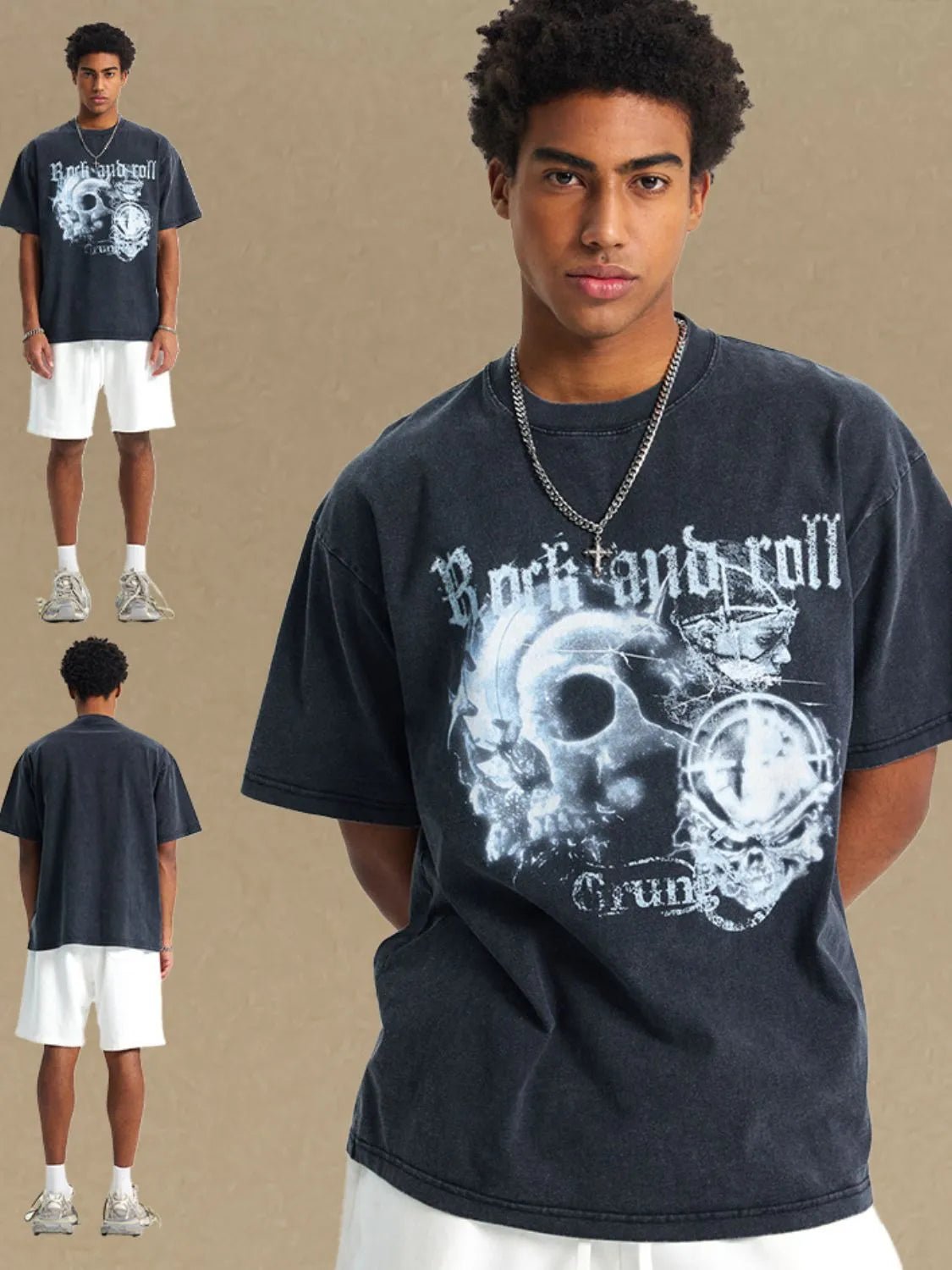 Men's Graphic Round Neck Half Sleeve T-Shirt - My Wear Clothing Co