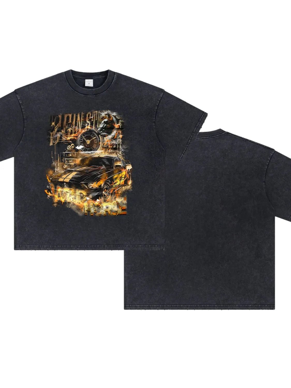 Men's Graphic Round Neck Half Sleeve T-Shirt - My Wear Clothing Co