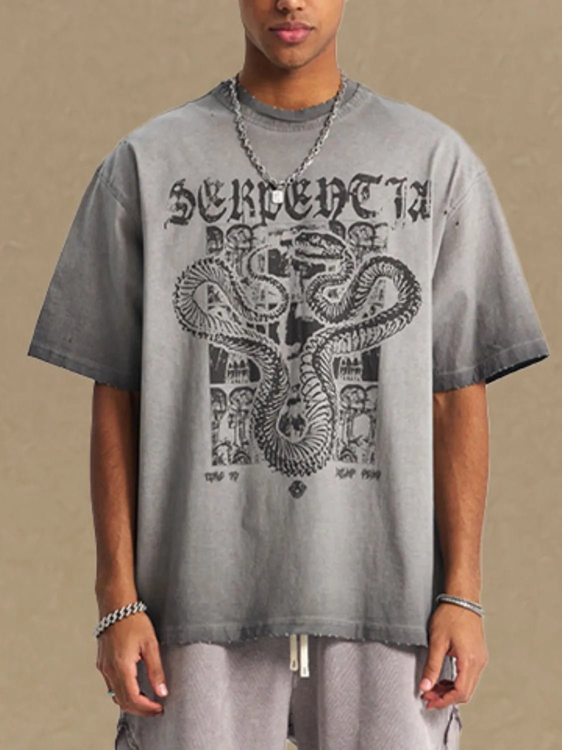 Men's Graphic Round Neck Half Sleeve T-Shirt - My Wear Clothing Co