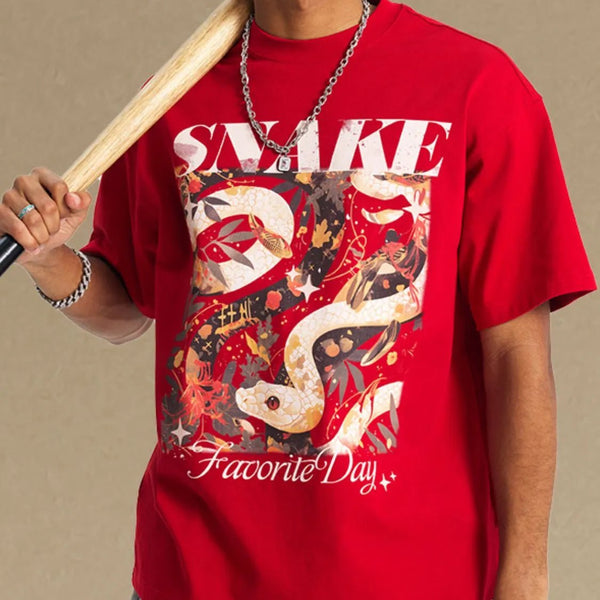 Men's Graphic Round Neck Half Sleeve T-Shirt - My Wear Clothing Co