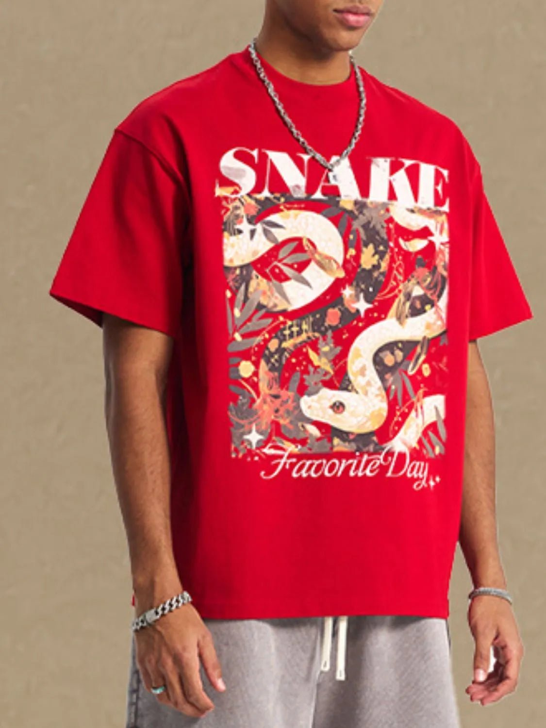 Men's Graphic Round Neck Half Sleeve T-Shirt - My Wear Clothing Co