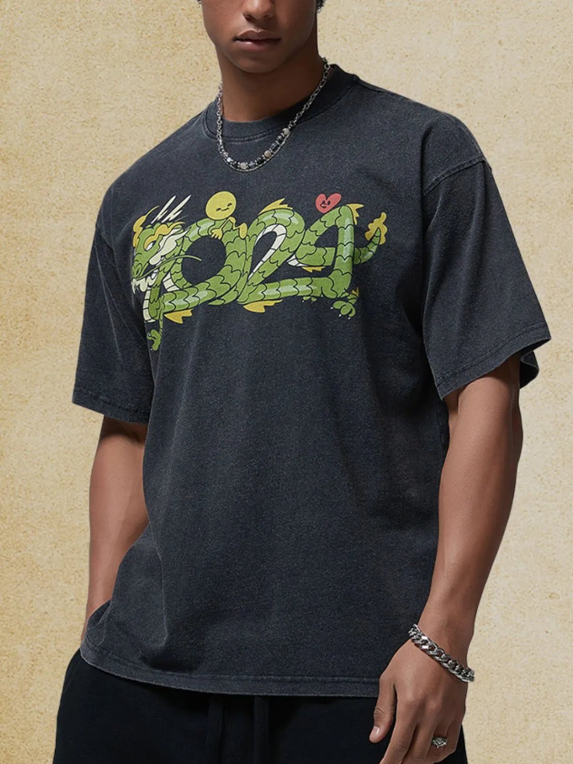 Men's Graphic Round Neck Half Sleeve T-Shirt - My Wear Clothing Co