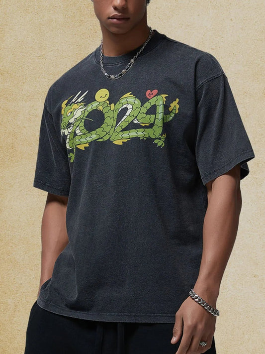 Men's Graphic Round Neck Half Sleeve T-Shirt - My Wear Clothing Co