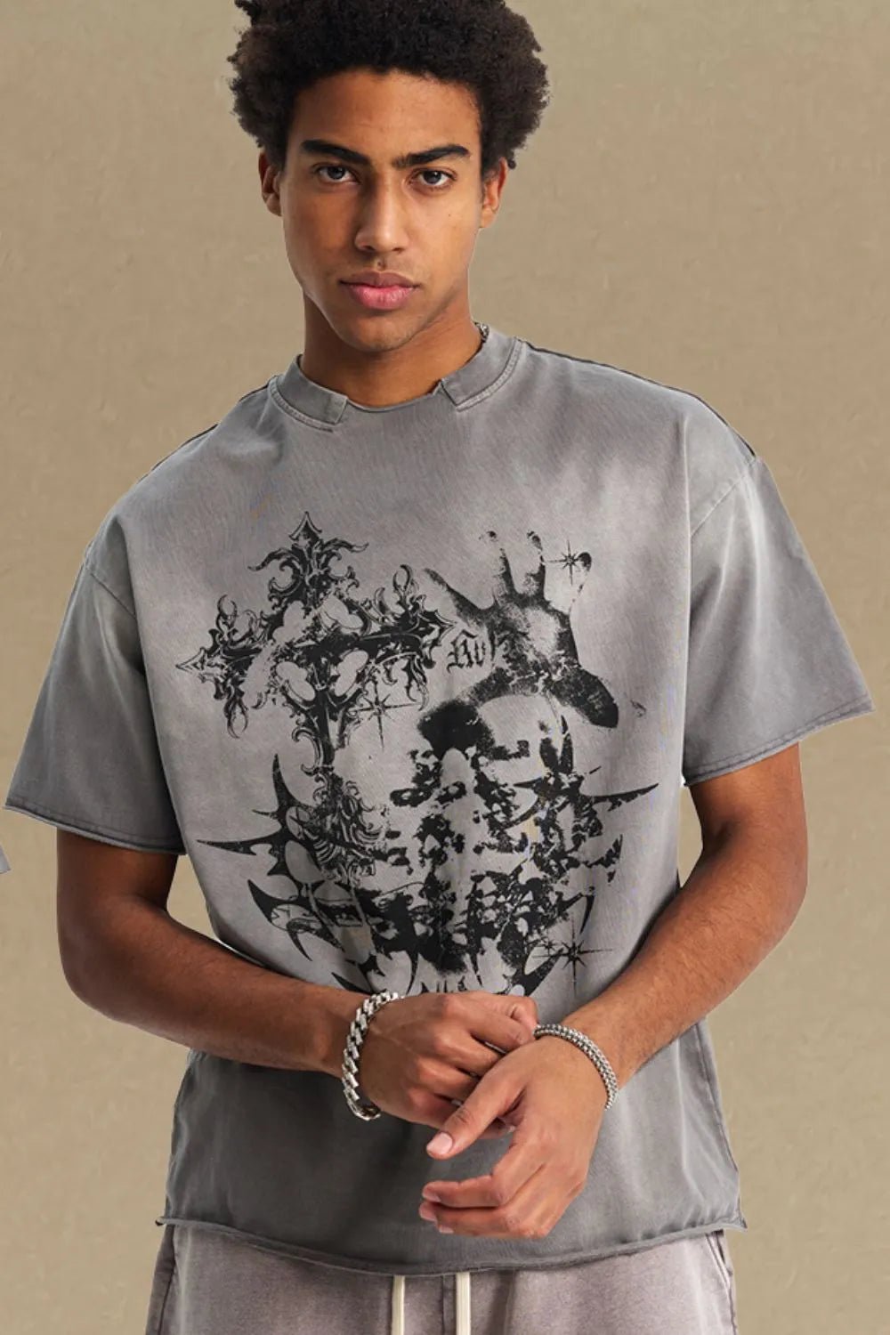 Men's Graphic Round Neck Half Sleeve T-Shirt - My Wear Clothing Co