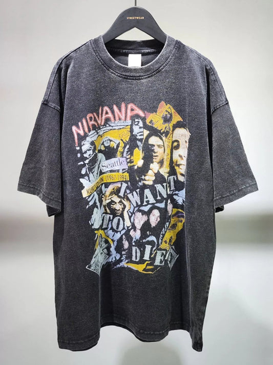 Men's Graphic Round Neck Half Sleeve T-Shirt - My Wear Clothing Co