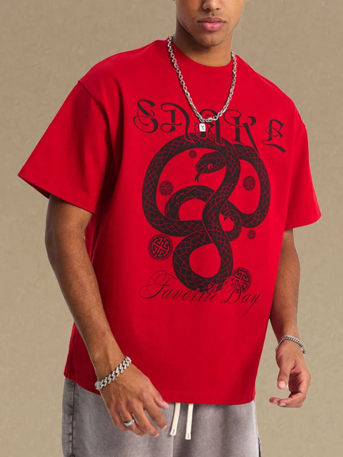 Men's Graphic Round Neck Half Sleeve T-Shirt - My Wear Clothing Co