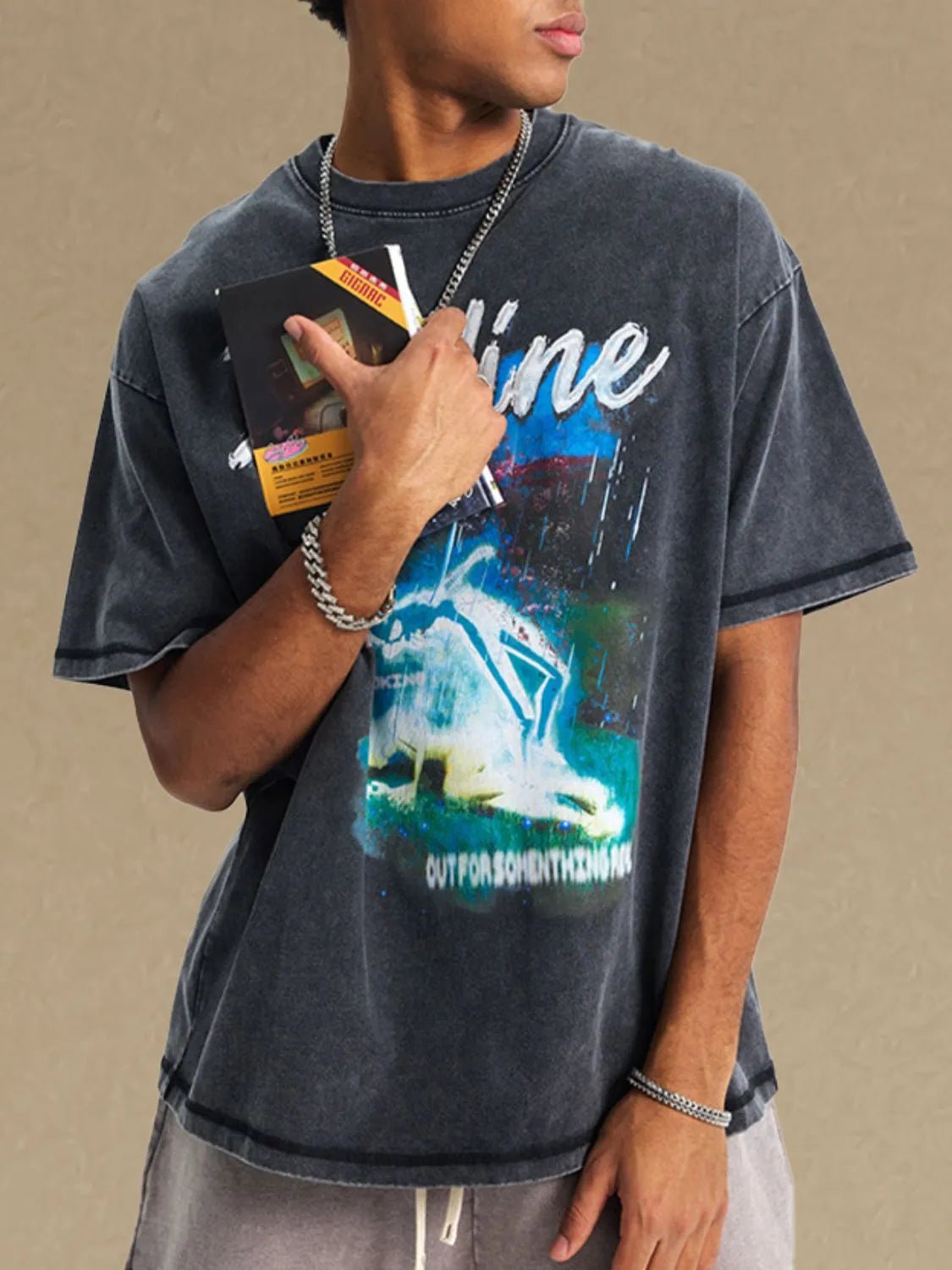 Men's Graphic Round Neck Half Sleeve T-Shirt - My Wear Clothing Co