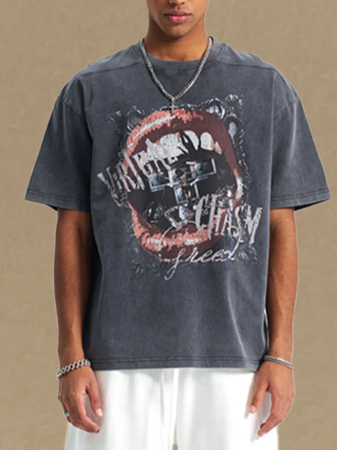 Men's Graphic Round Neck Half Sleeve T-Shirt - My Wear Clothing Co