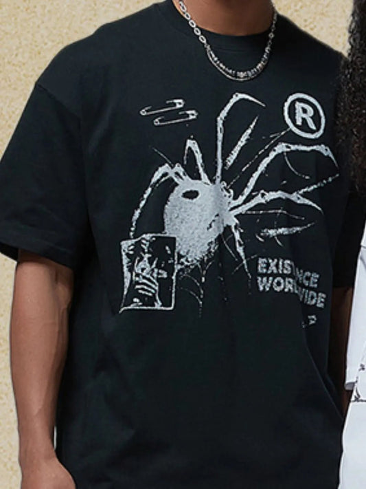 Men's Graphic Round Neck Half Sleeve T-Shirt - My Wear Clothing Co