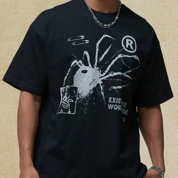 Men's Graphic Round Neck Half Sleeve T-Shirt - My Wear Clothing Co