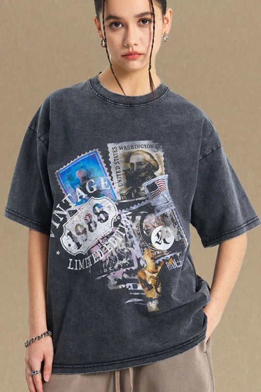 Men's Graphic Round Neck Half Sleeve T-Shirt - My Wear Clothing Co