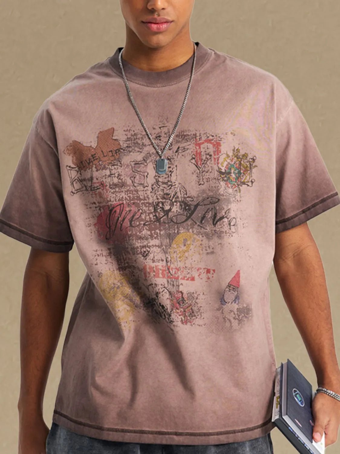 Men's Graphic Round Neck Half Sleeve T-Shirt - My Wear Clothing Co