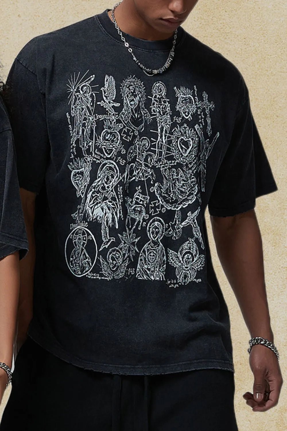 Men's Graphic Round Neck Half Sleeve T-Shirt - My Wear Clothing Co