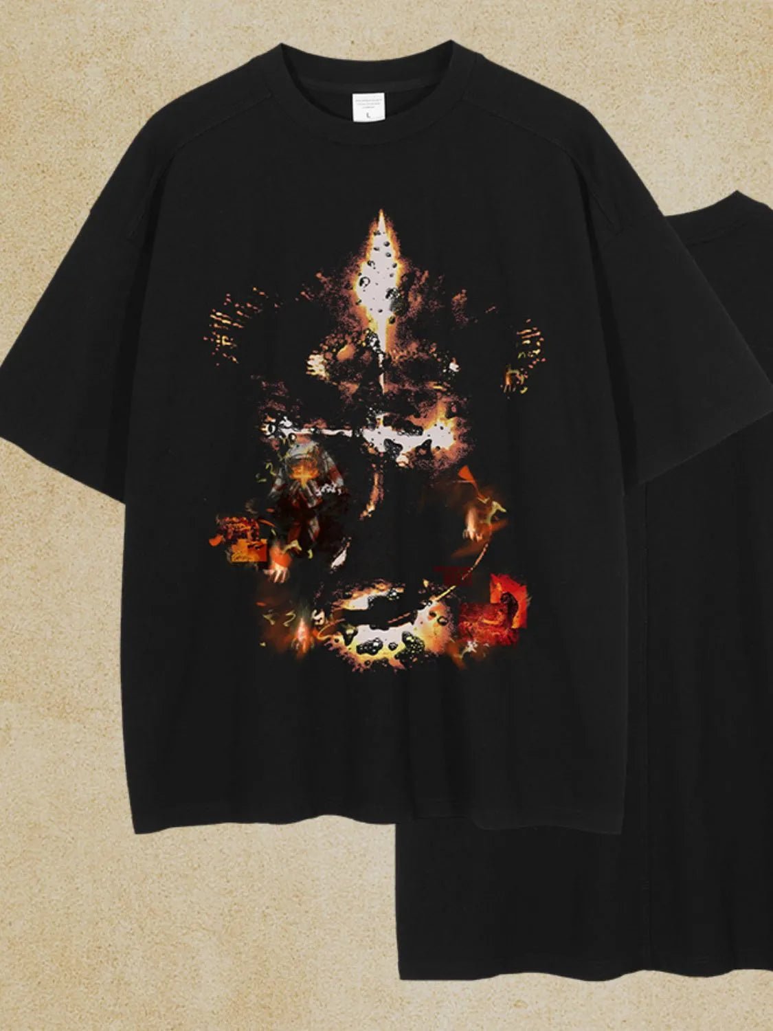 Men's Graphic Round Neck Half Sleeve T-Shirt - My Wear Clothing Co