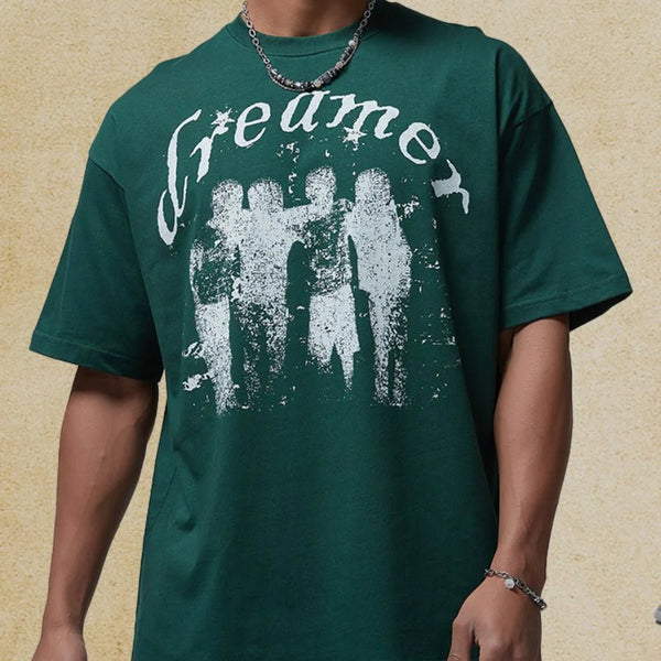 Men's Graphic Round Neck Half Sleeve T-Shirt - My Wear Clothing Co