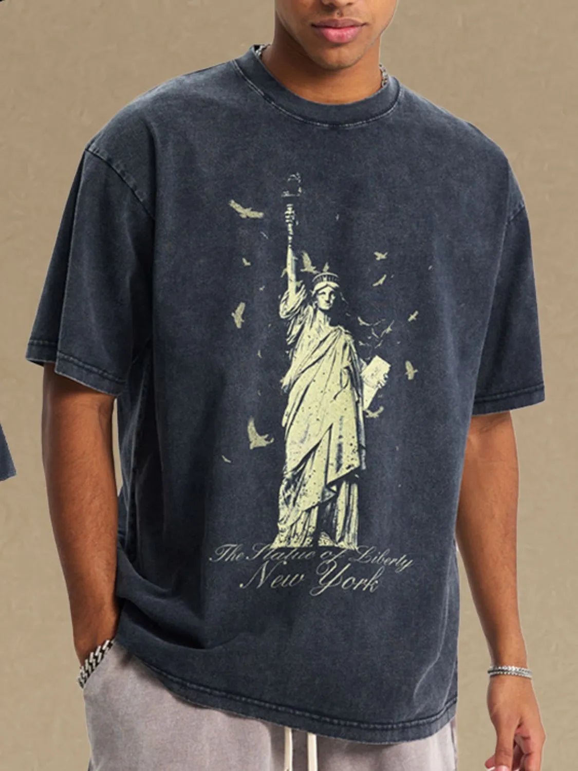 Men's Graphic Round Neck Half Sleeve T-Shirt - My Wear Clothing Co