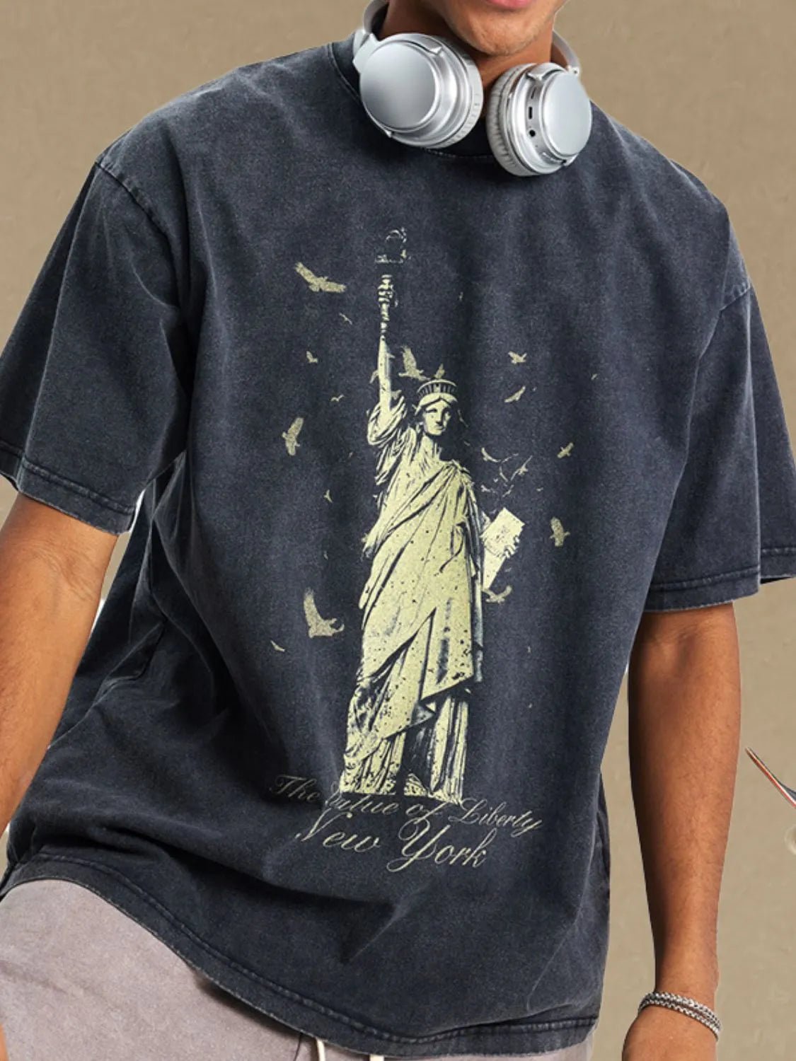 Men's Graphic Round Neck Half Sleeve T-Shirt - My Wear Clothing Co