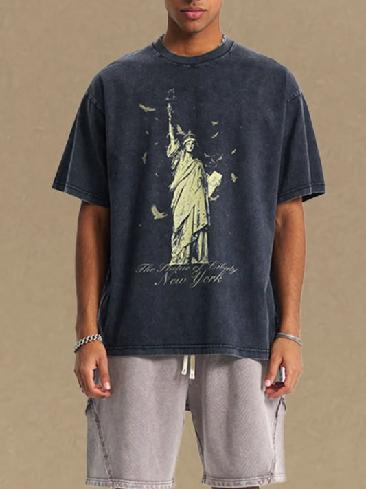 Men's Graphic Round Neck Half Sleeve T-Shirt - My Wear Clothing Co