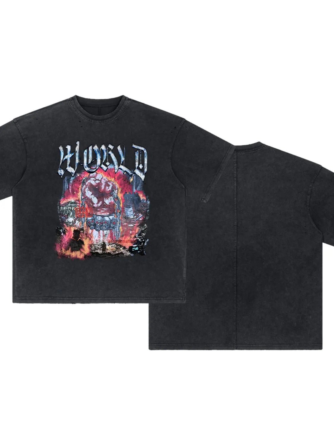 Men's Graphic Round Neck Half Sleeve T-Shirt - My Wear Clothing Co